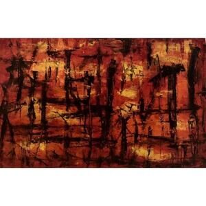 Jose Luis Jimenez Barrios Nicaragua "Crucifixion #9" Oil on Canvas 119cm x 76cm